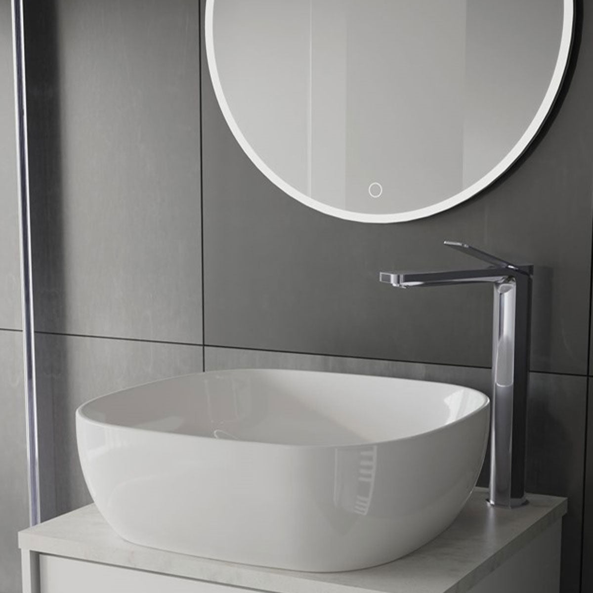 Crosswater Glide II Tall Basin Mixer Tap Monobloc Feature