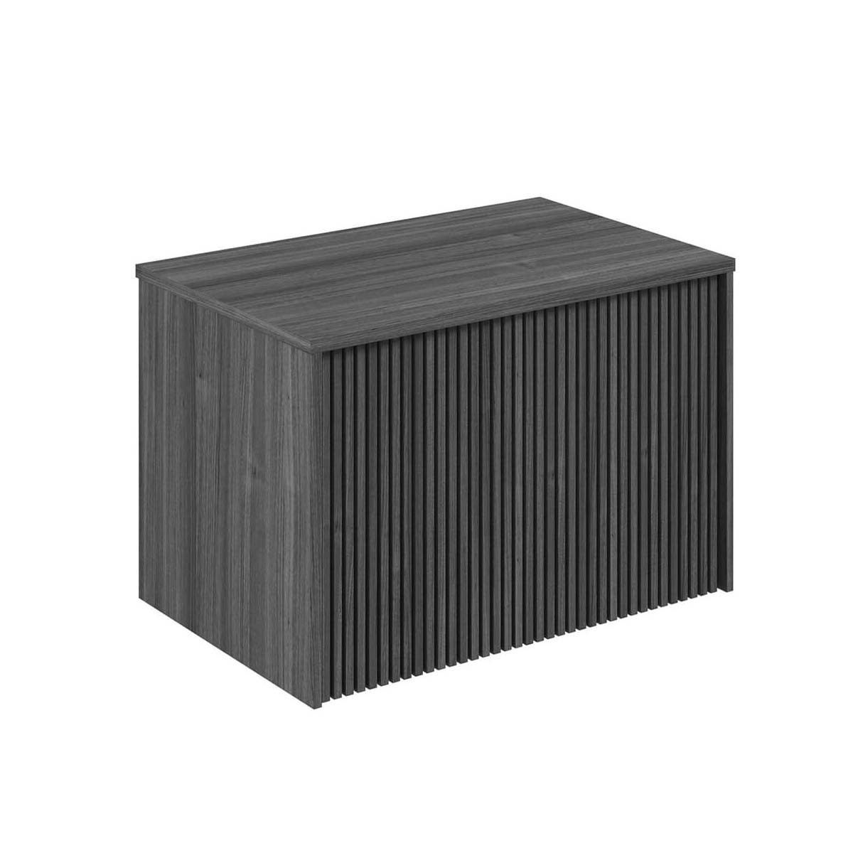 Crosswater Limit 700mm Single Drawer Wall Hung Vanity Unit With Worktop Steelwood