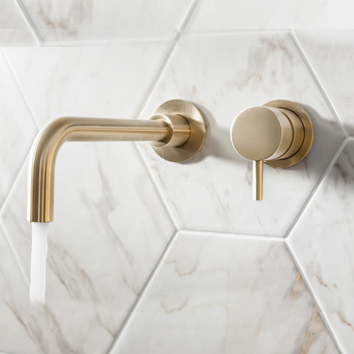 Crosswater MPRO 2 Hole Wall Mounted Basin Mixer Tap