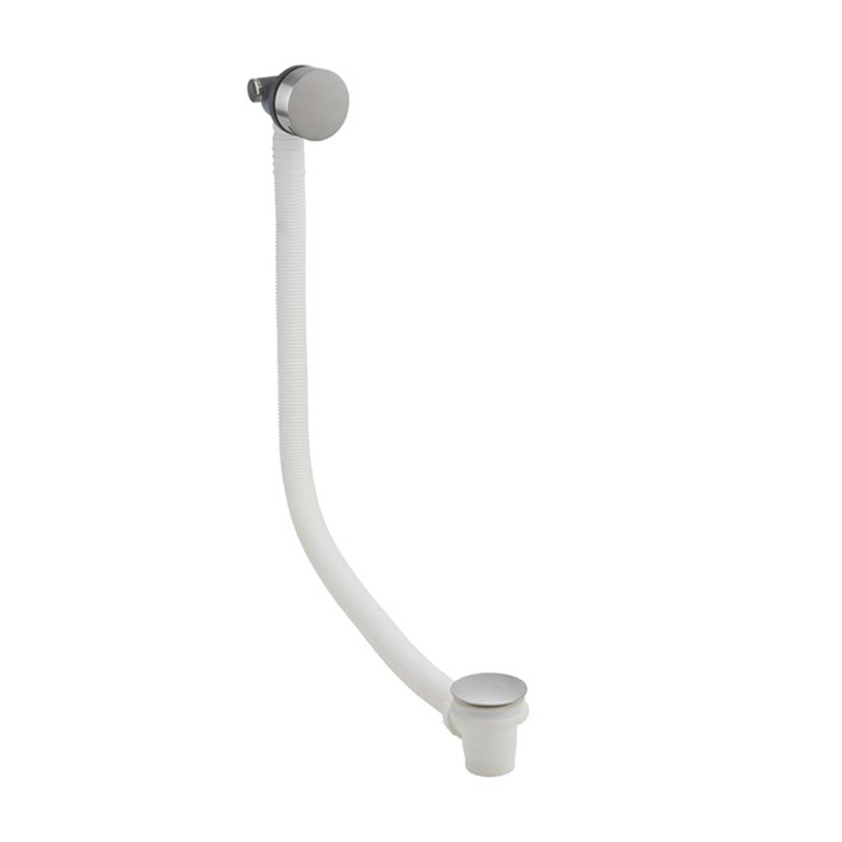 Crosswater MPRO Bath Filler With Click-Clack Waste Stainless Steel