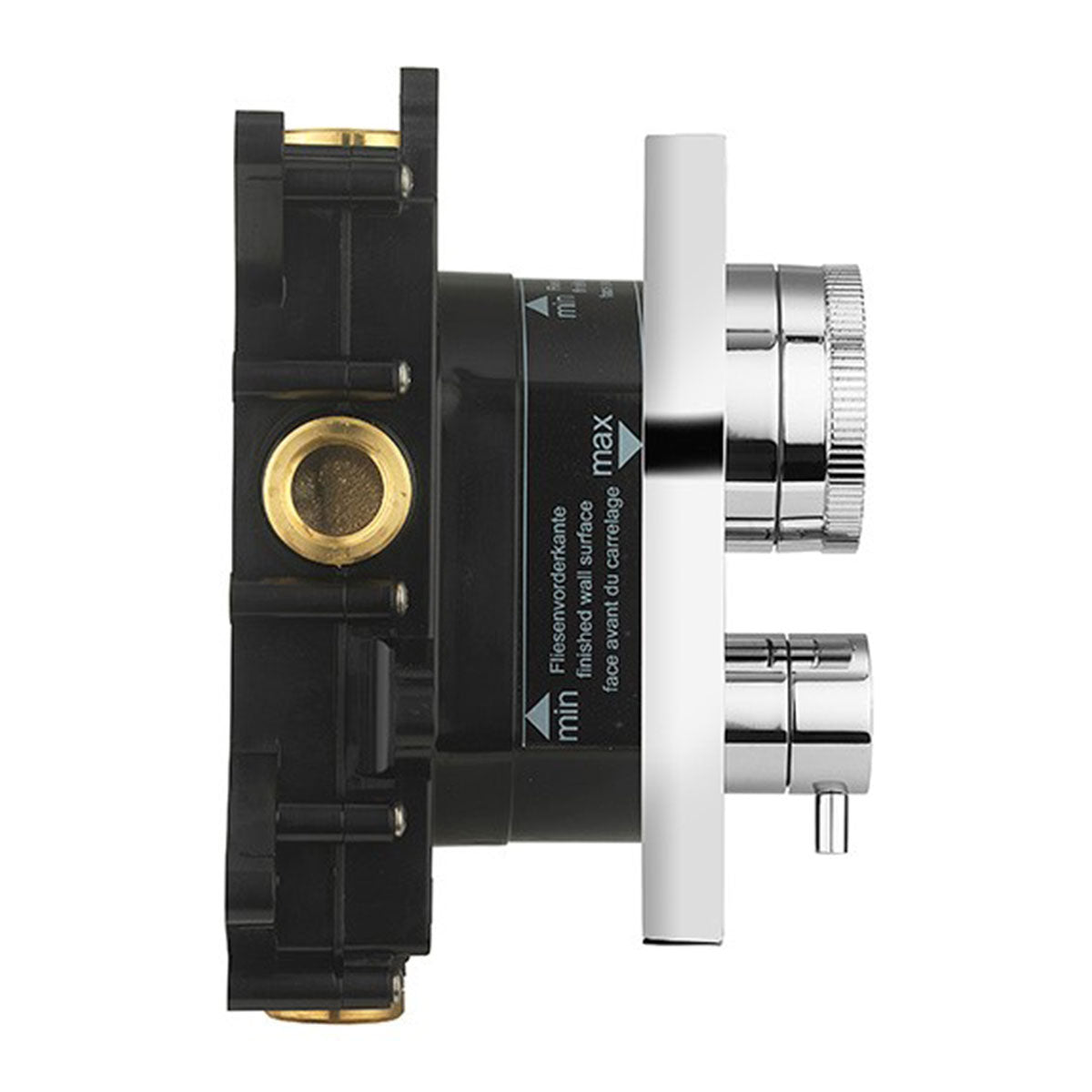 Crosswater MPRO Crossbox Push Thermostatic Shower Valve