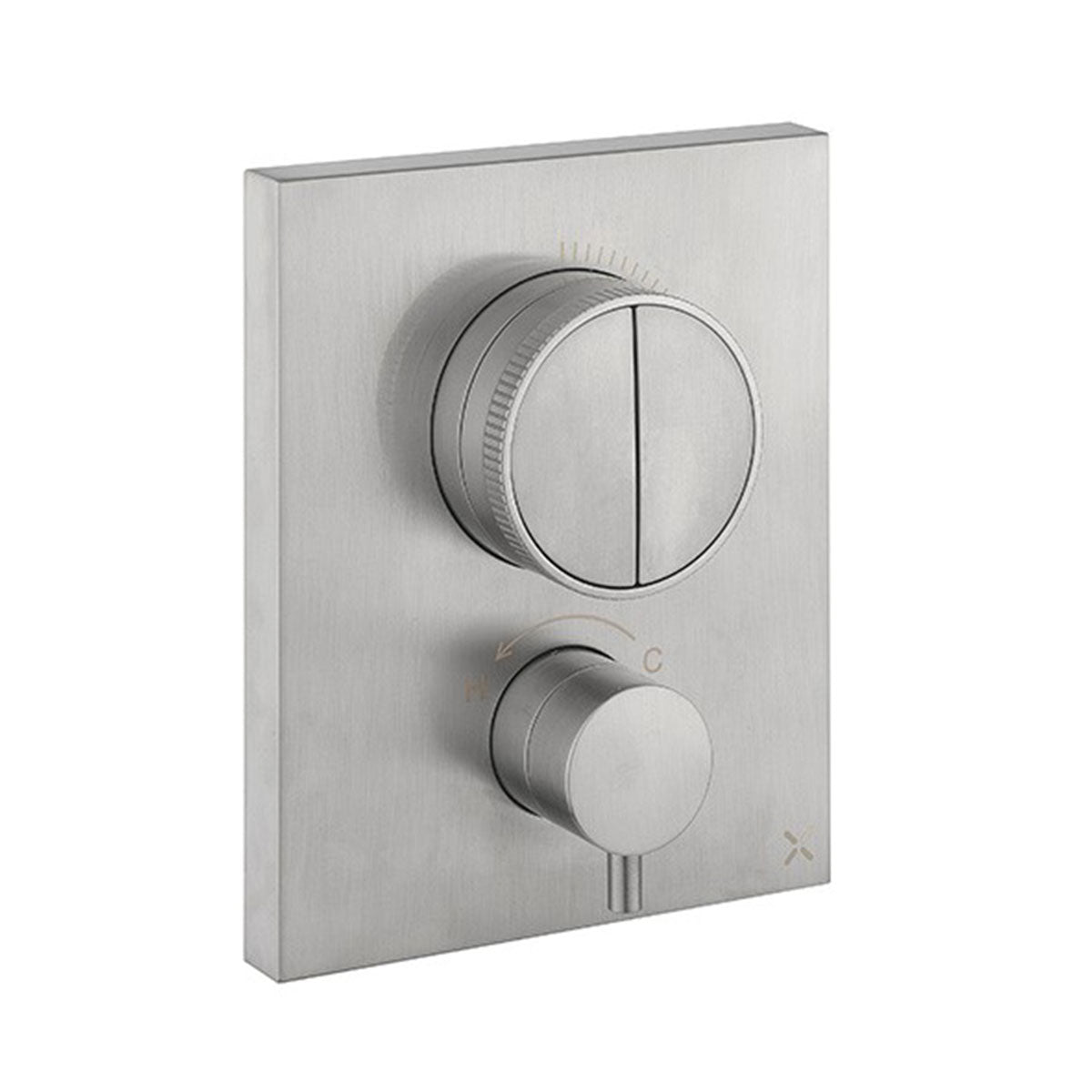 Crosswater MPRO Crossbox Push Thermostatic Shower Valve