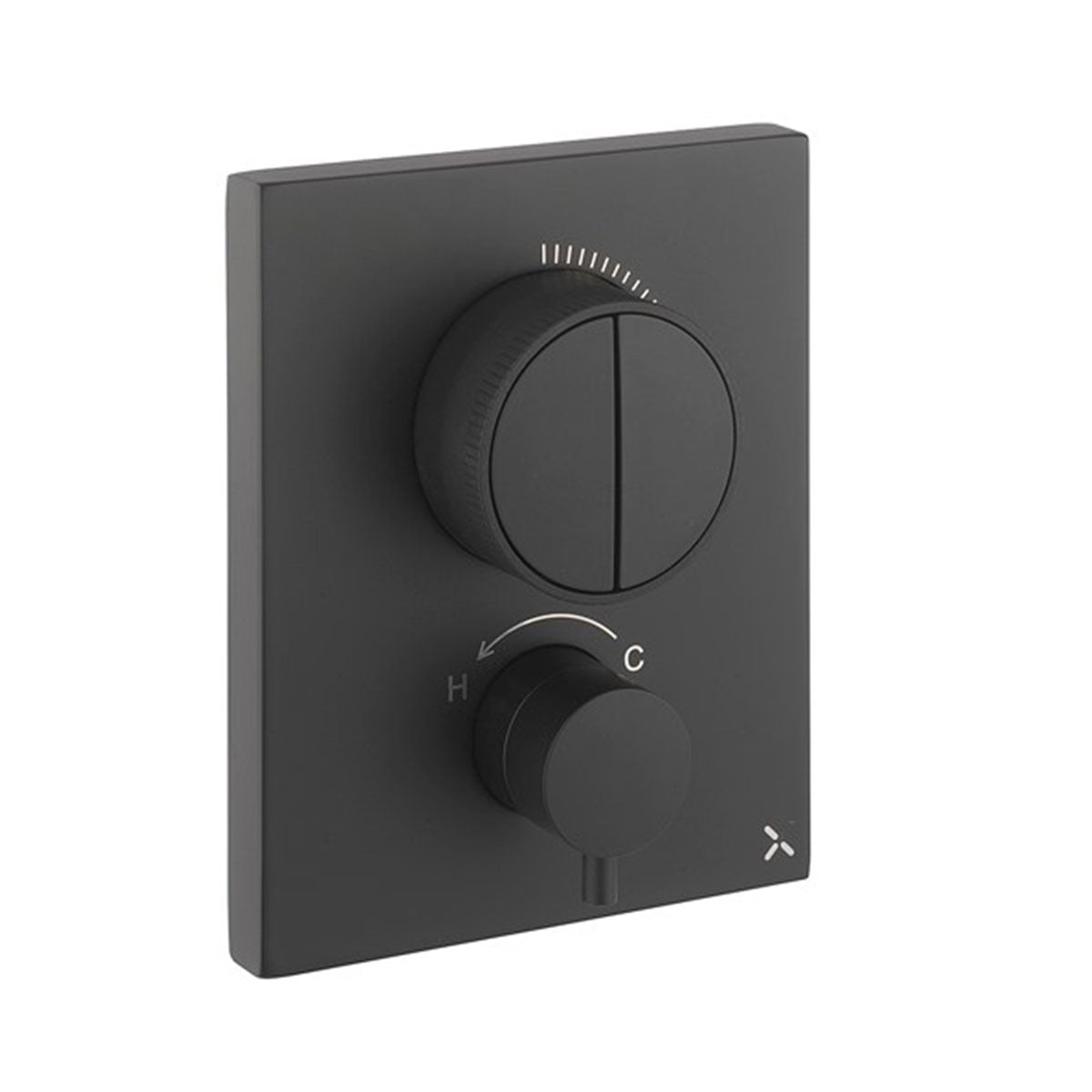 Crosswater MPRO Crossbox Push Thermostatic Shower Valve