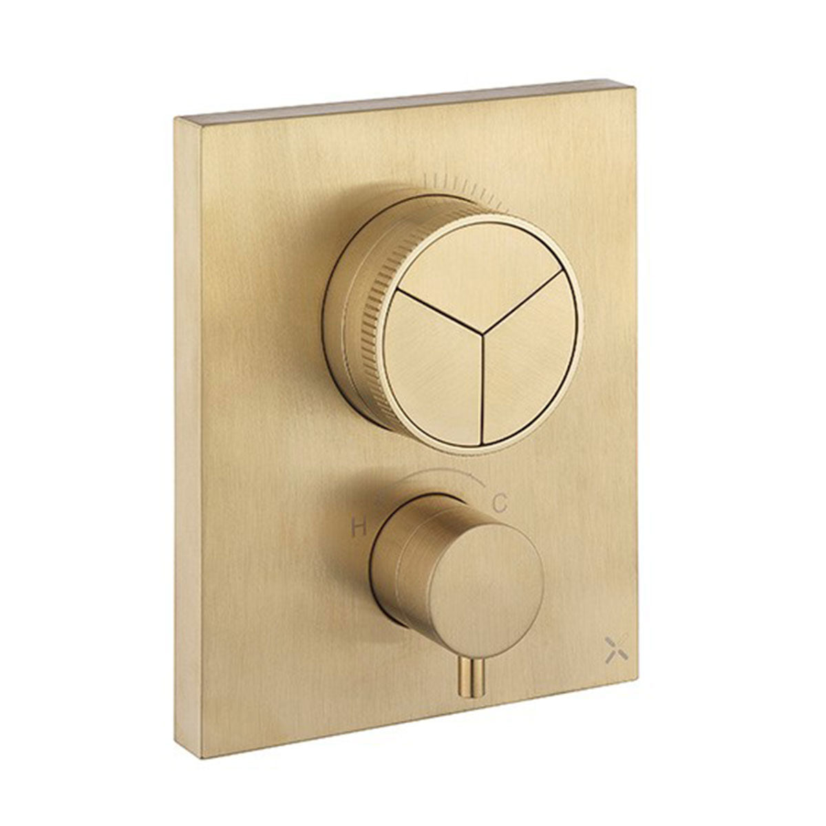 Crosswater MPRO Crossbox Push Thermostatic Shower Valve