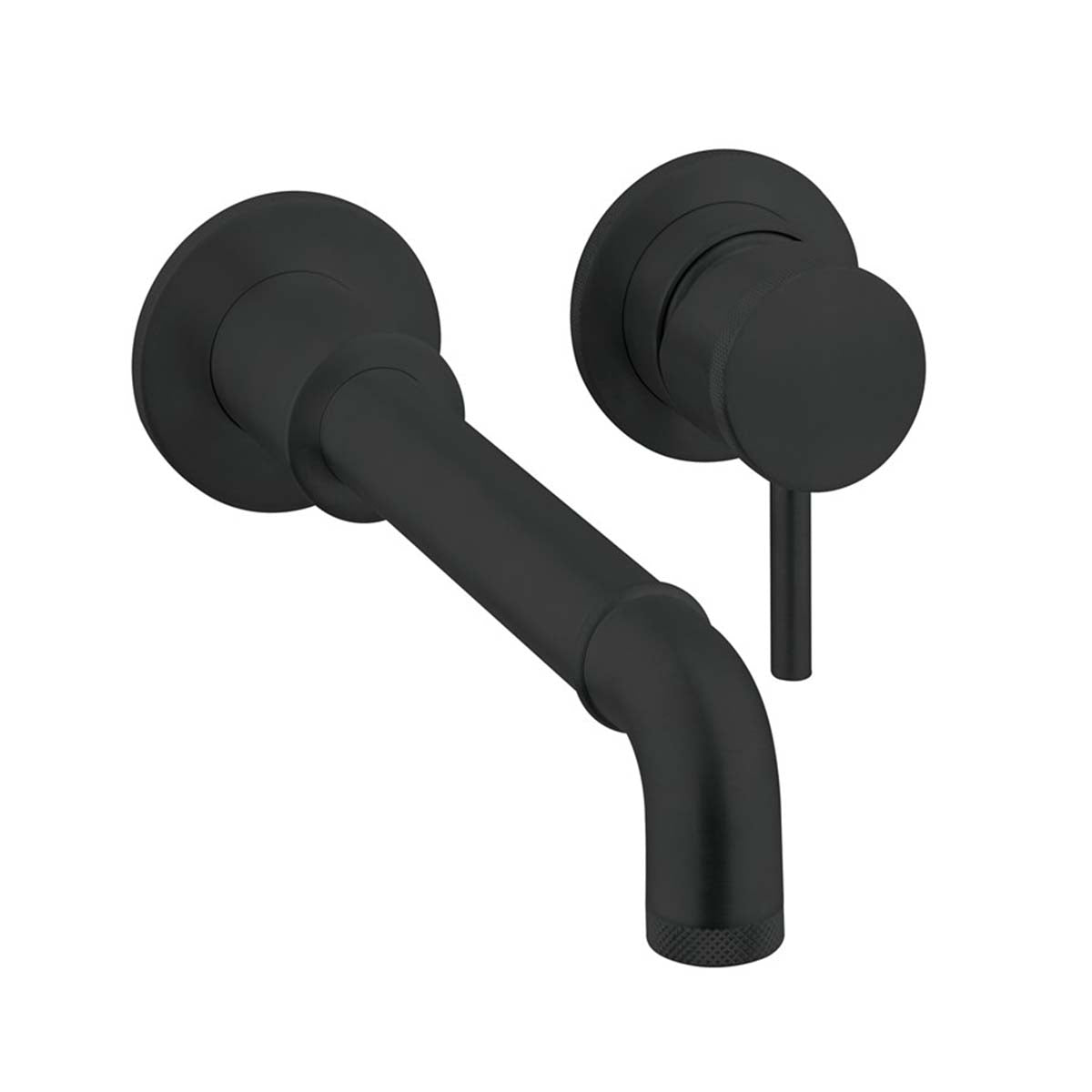 Crosswater MPRO Industrial Basin 2 Hole Set Tap Carbon Black