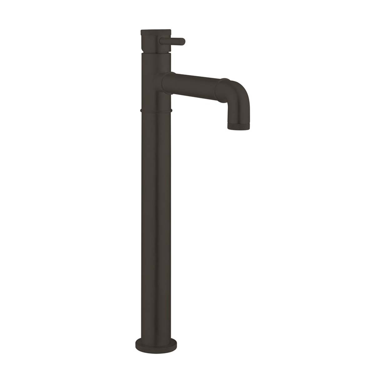 Crosswater MPRO Industrial Basin Tall Mono Mixer Tap Carbon Black