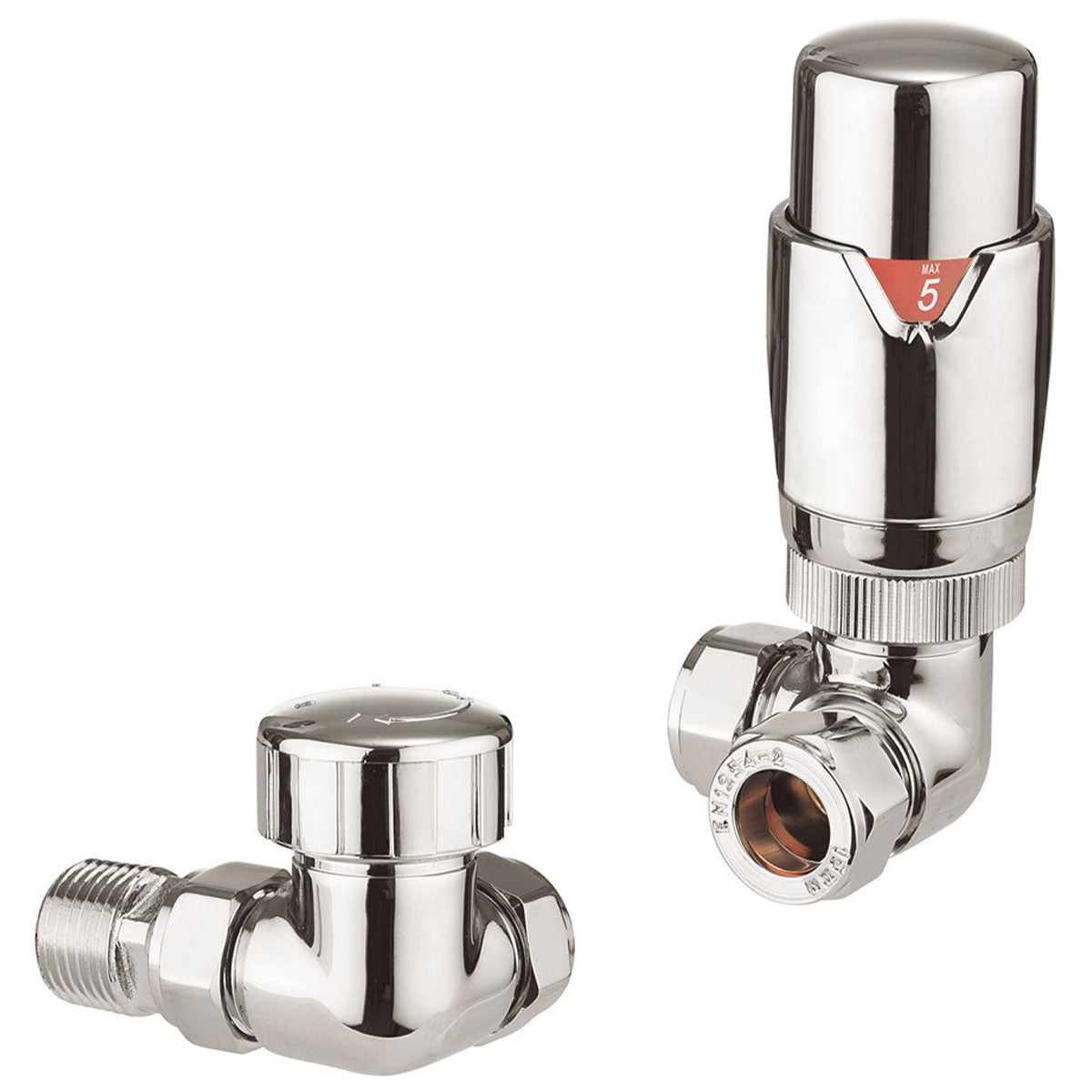 Crosswater Pier Thermostatic Corner Valve Chrome