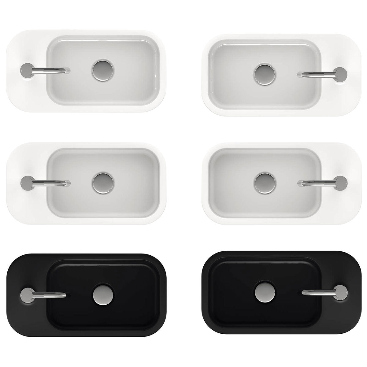 Crosswater Popolo Cloakroom Basin Top View