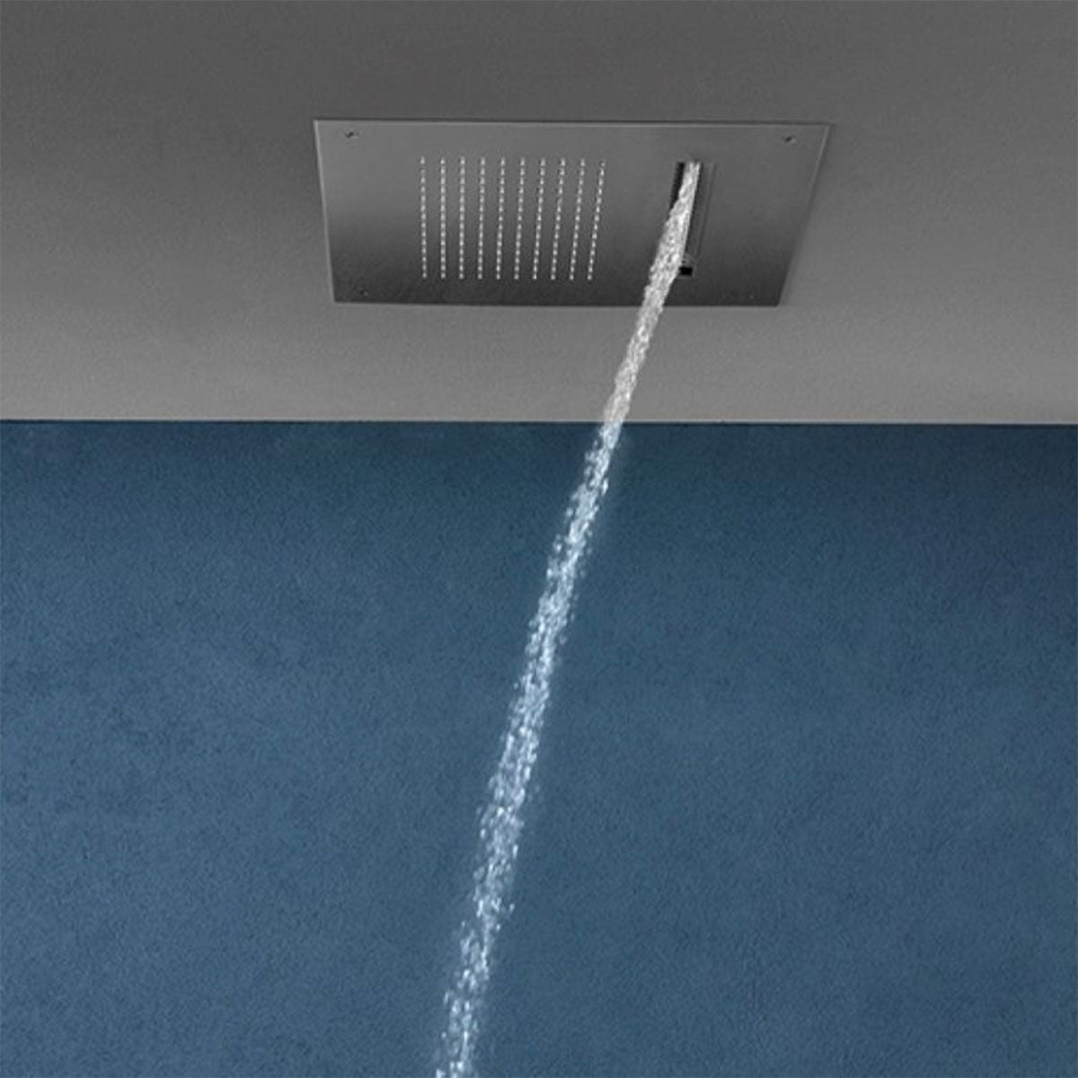 Crosswater Revive Wire Recessed Shower Head Chrome Wire Flow Spray