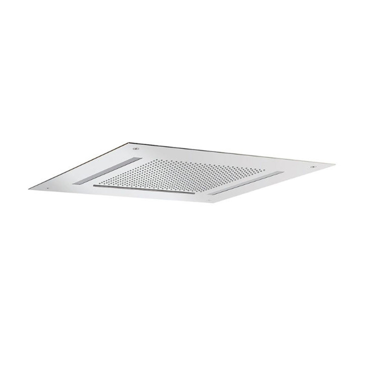 Crosswater Tranquil 500mm Chromotherapy Recessed Shower Head Polished Stainless Steel