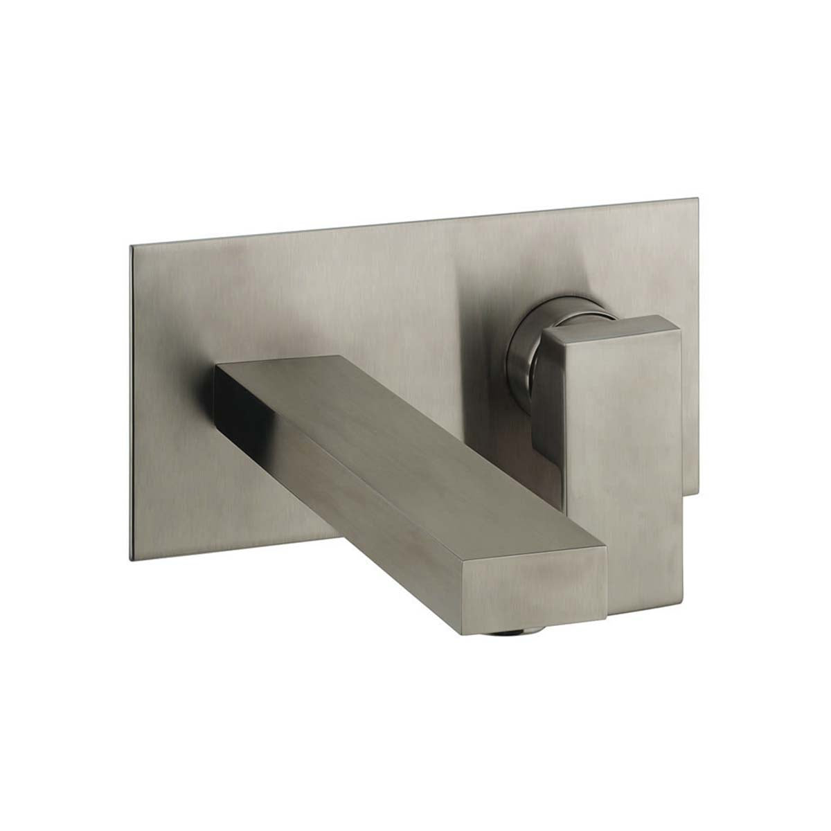 Crosswater Verge Basin 2 Hole Set Tap Stainless Steel Effect