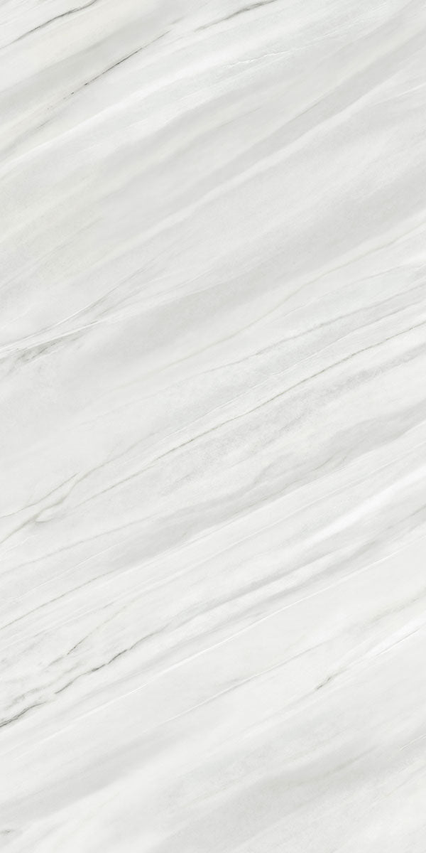 Deluxe Bianco Lasa Marble Effect Porcelain Tile 60x120cm Pattern