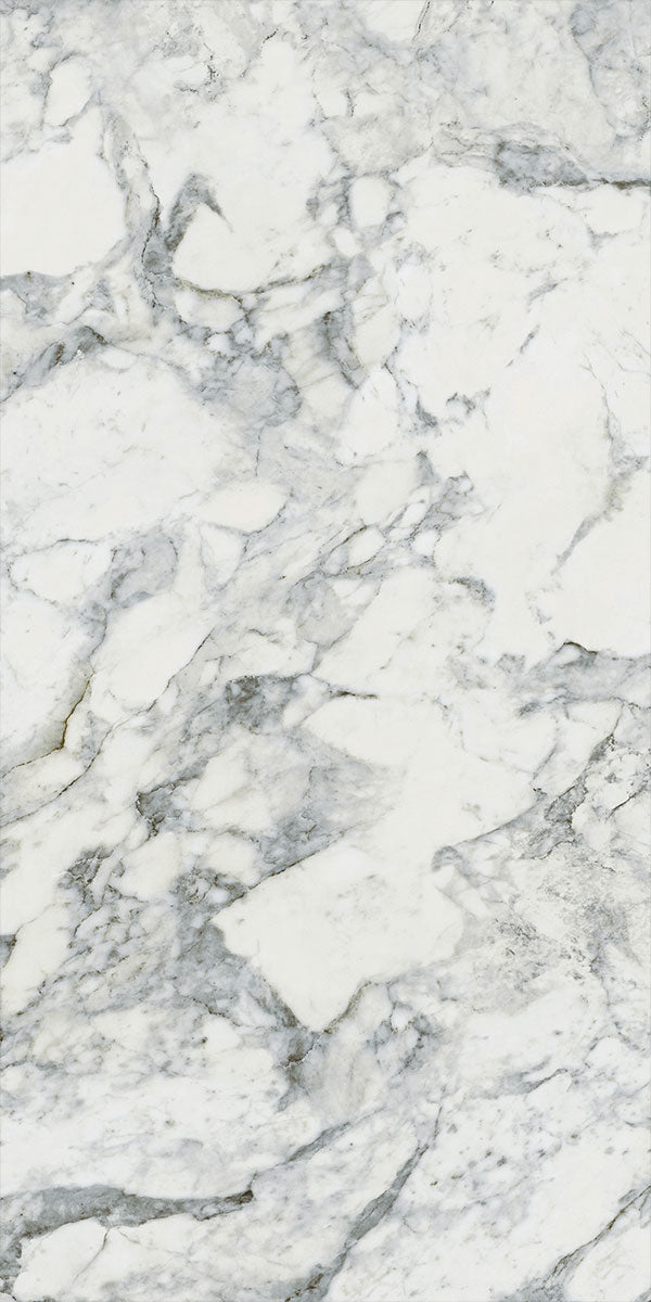 Deluxe Calacatta Cervaiole Marble Effect Porcelain Tile 60x120cm Pattern