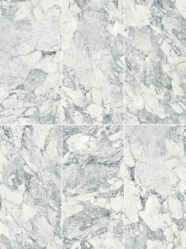 Deluxe Calacatta Cervaiole Marble Effect Porcelain Tile 60x120cm