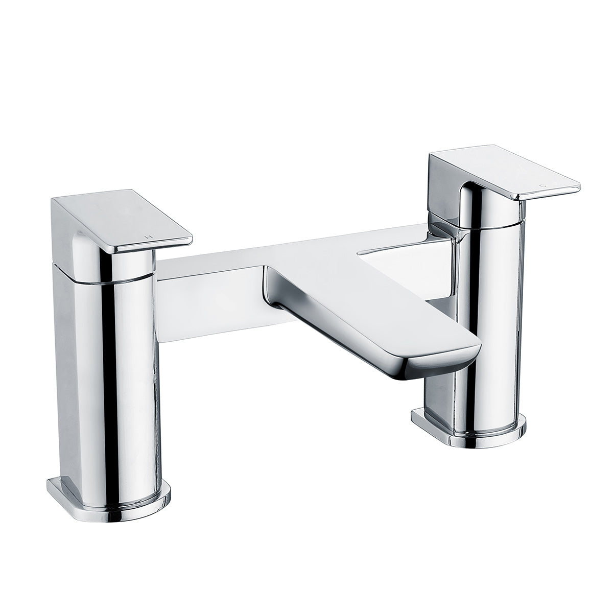 Deluxe Greenwich Deck Mounted Bath Filler Chrome