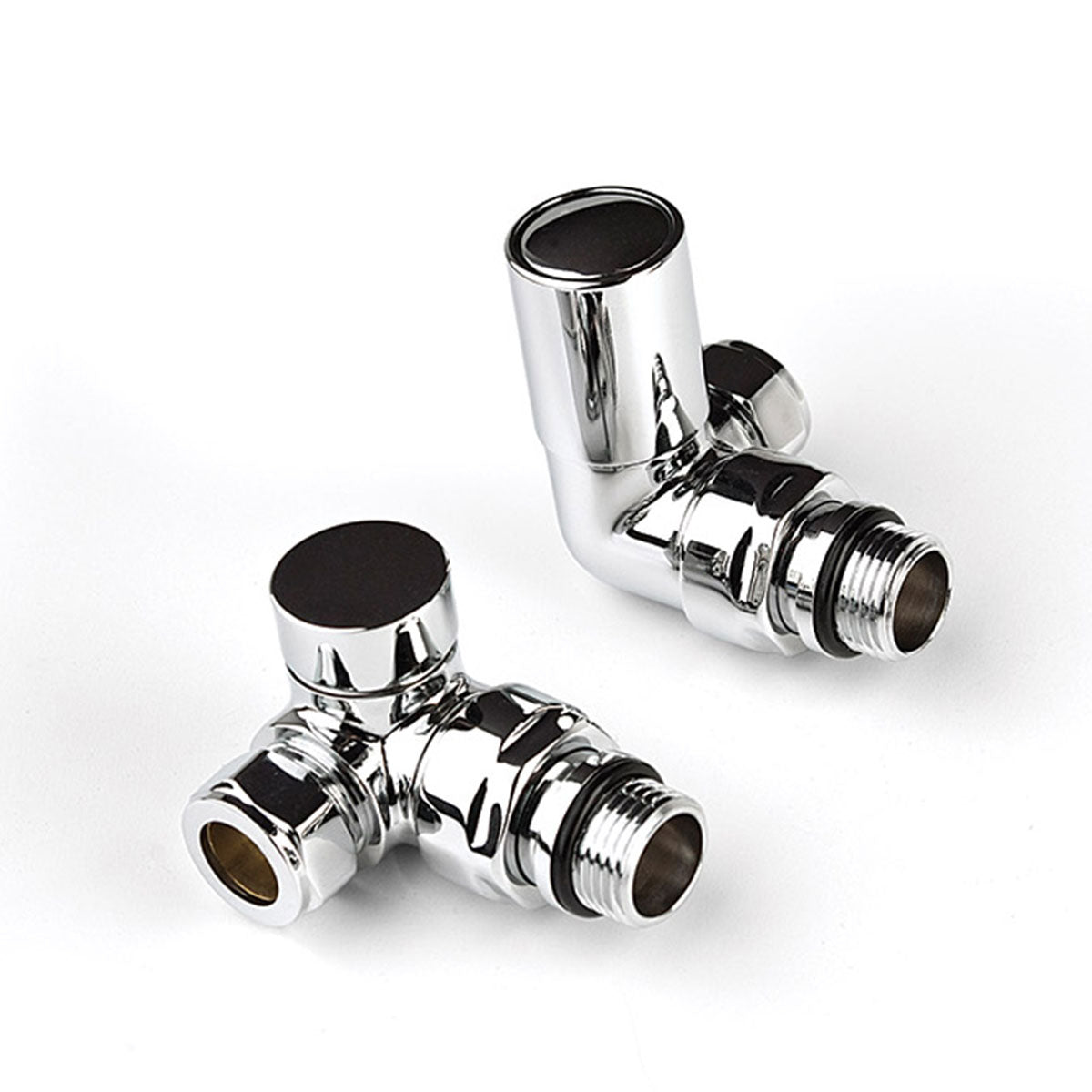 Deluxe Madrid Corner Rad Valves Chrome