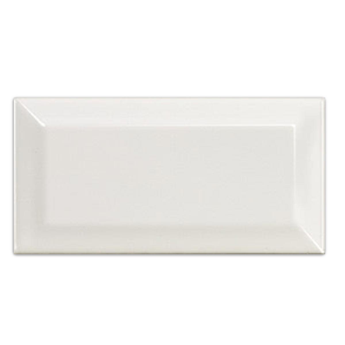 Deluxe Mini Metro Bevel Edge Gloss Tile 7.5x15cm