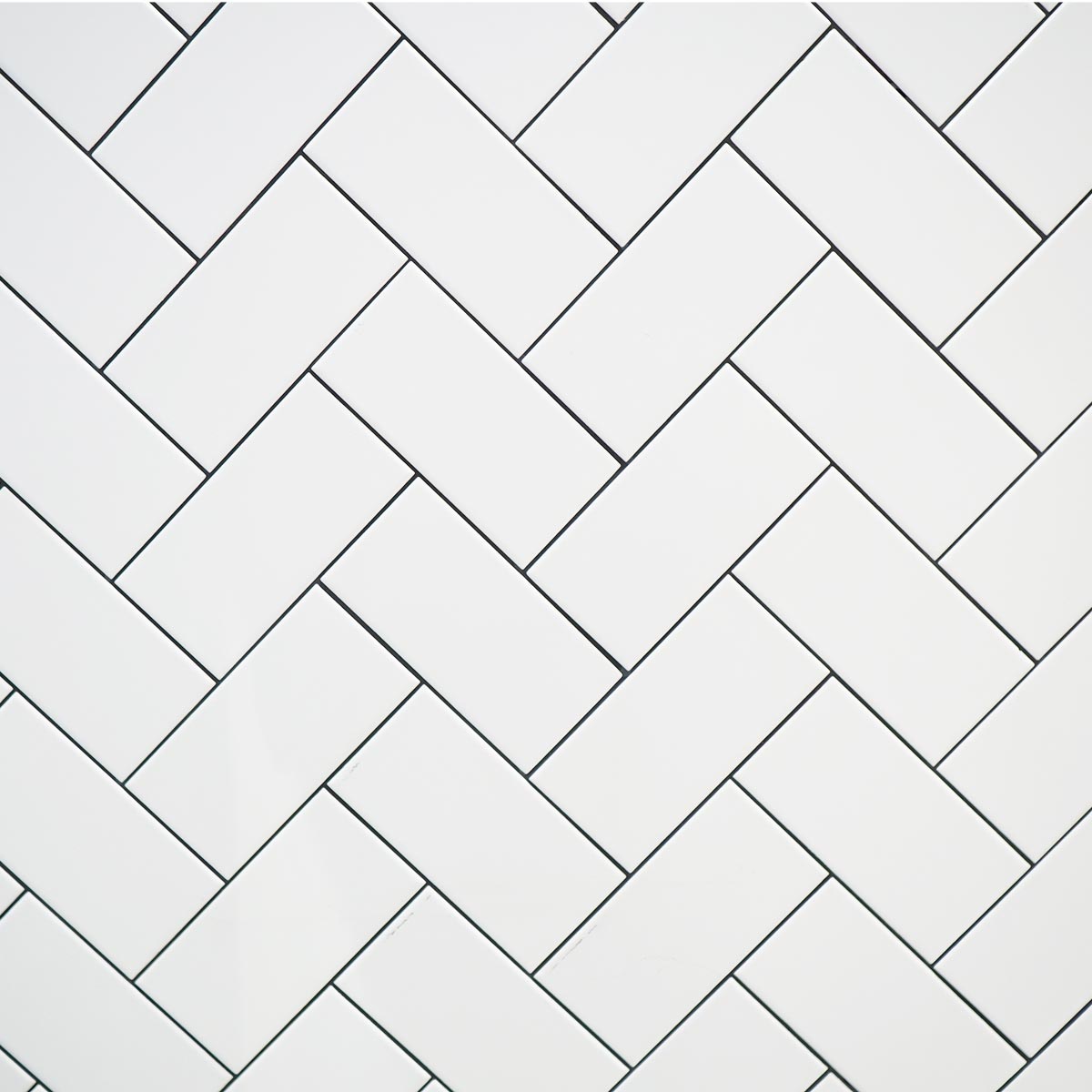 Deluxe Metro Flat White Matt Wall Tile 7.5x15cm