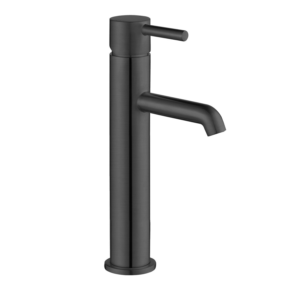 Deluxe Pembroke tall basin mixer tap monobloc gun metal