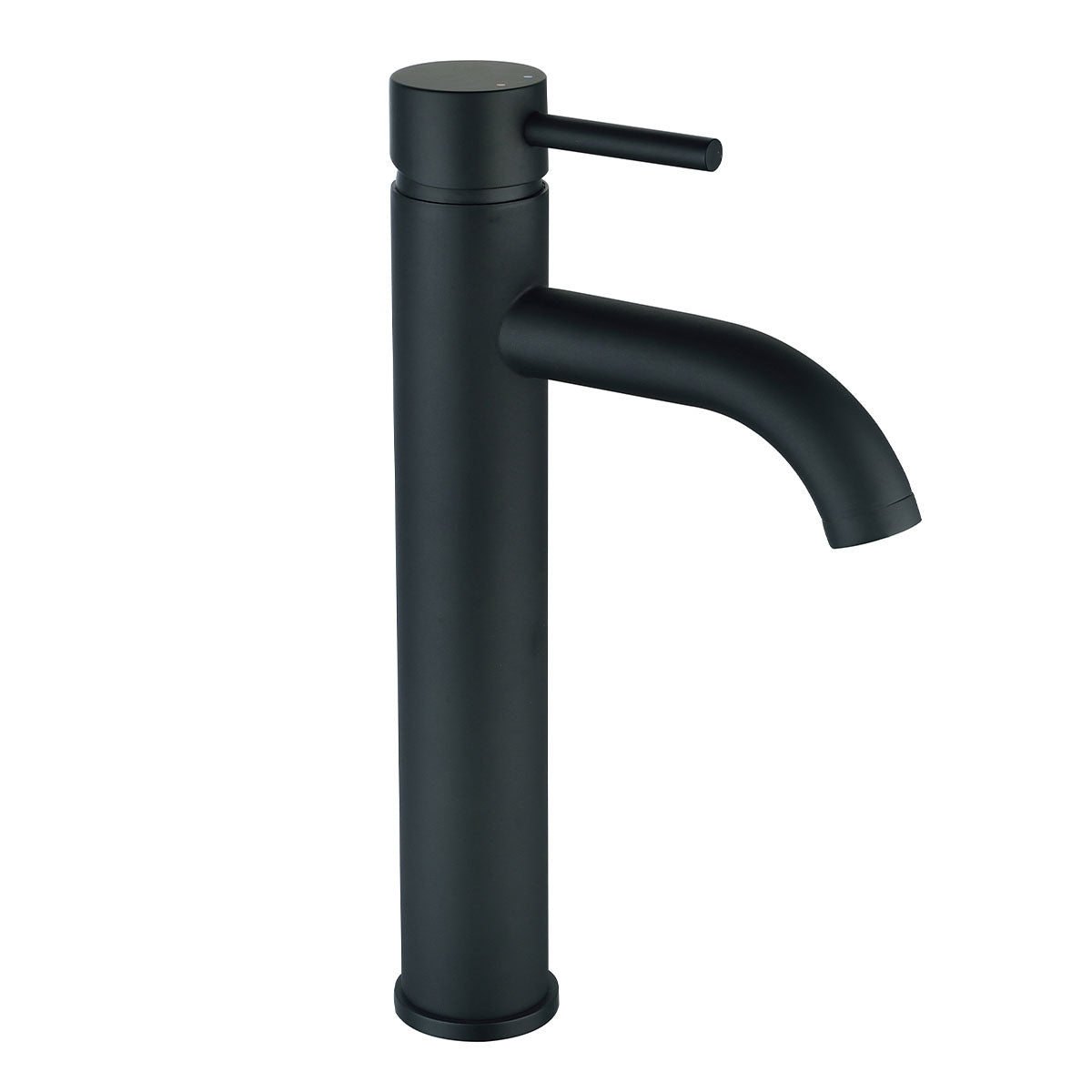 Deluxe Pembroke tall basin mixer tap monobloc matt black