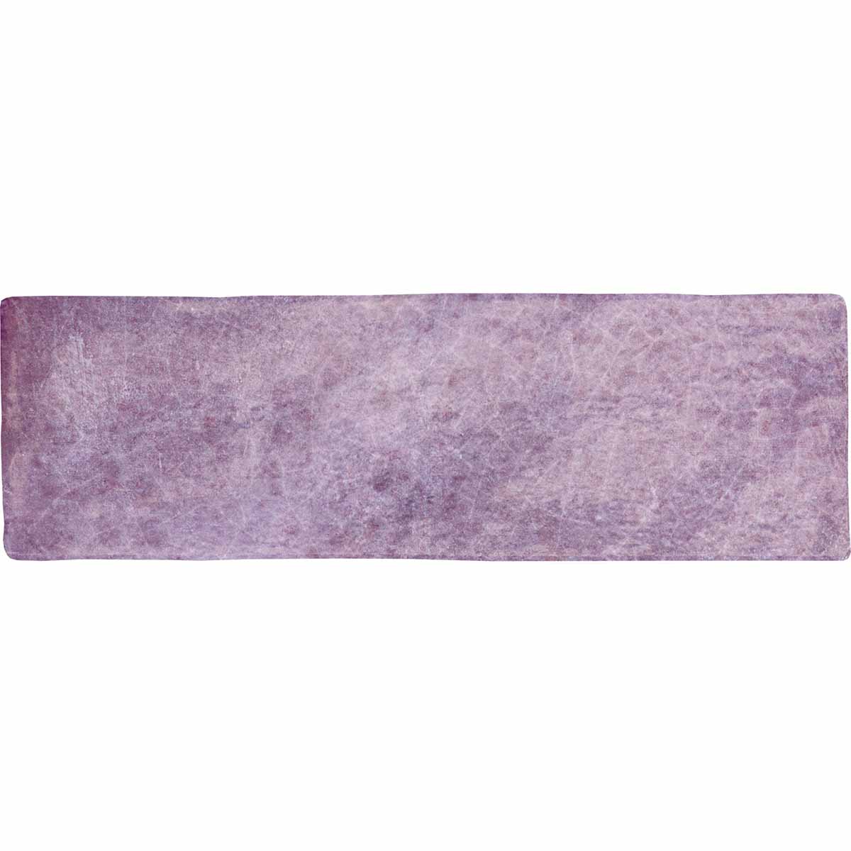 Dyroy Aubergine Decor Wall Tile 6.5x20cm Gloss
