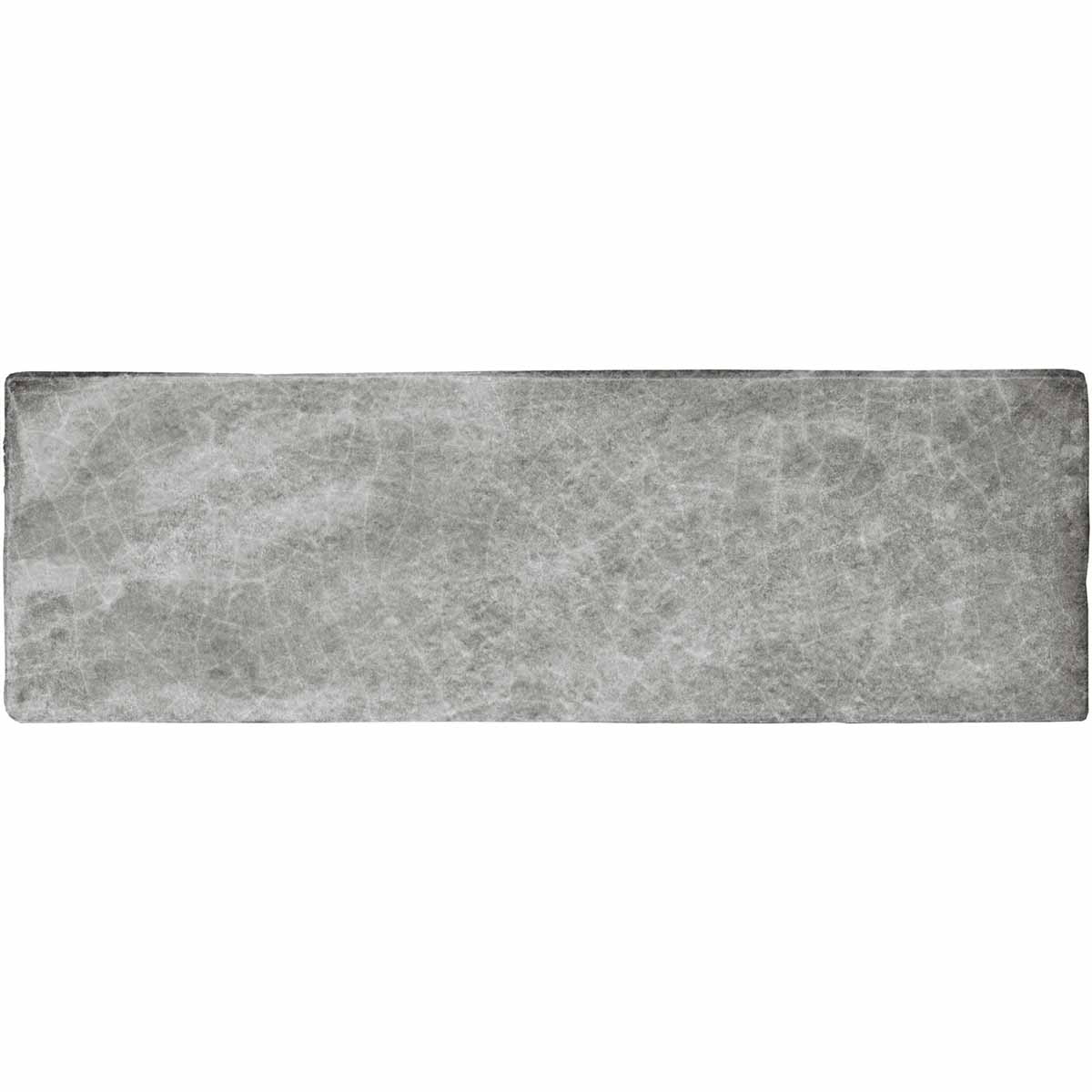 Dyroy Grey Decor Wall Tile 6.5x20cm Gloss