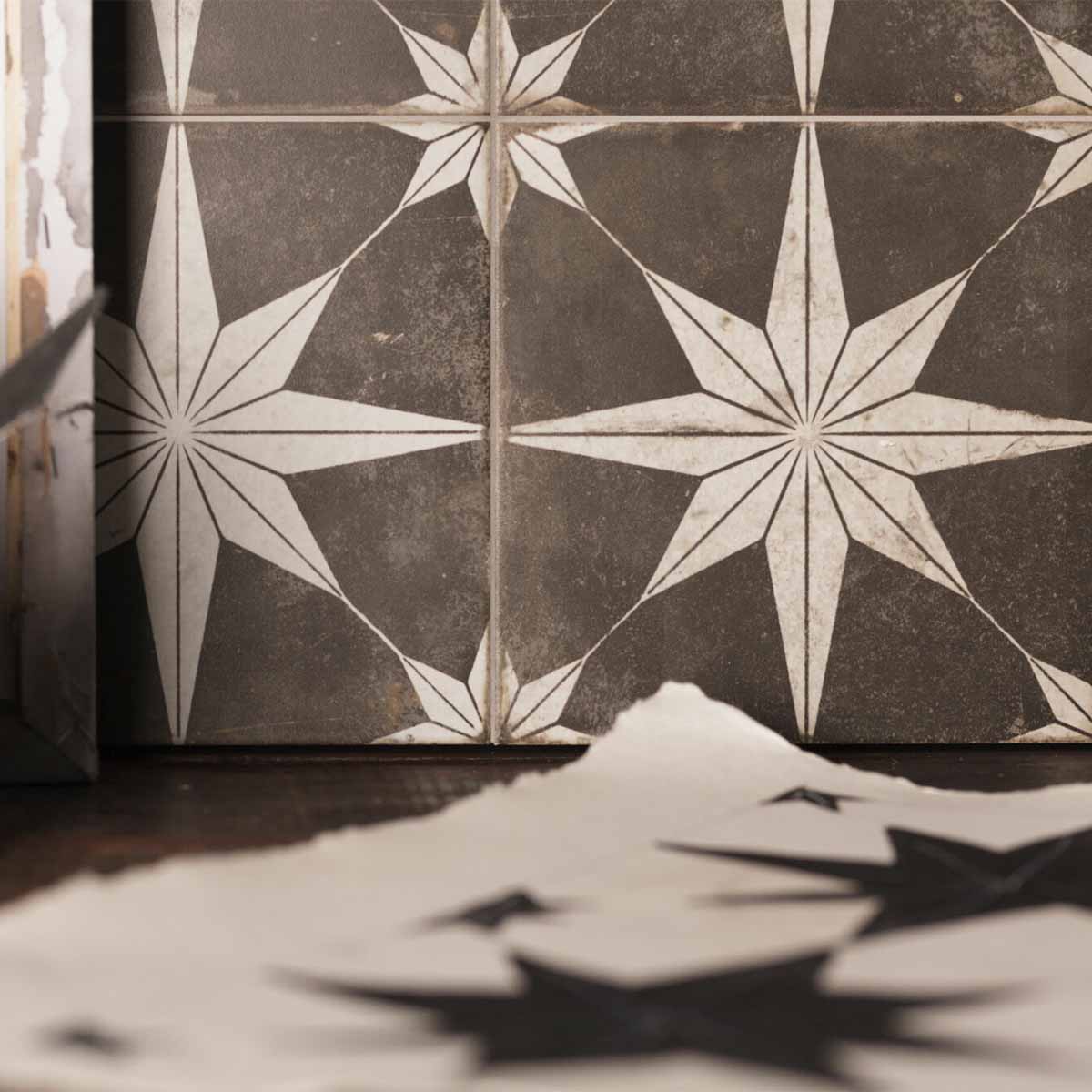 FS Star Night Patterned Porcelain Tile 45x45cm Matt