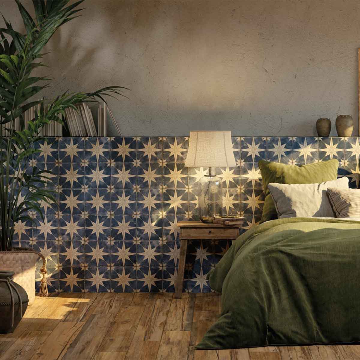 FS Star Sky Patterned Porcelain Tile 45x45cm Matt Lifestyle