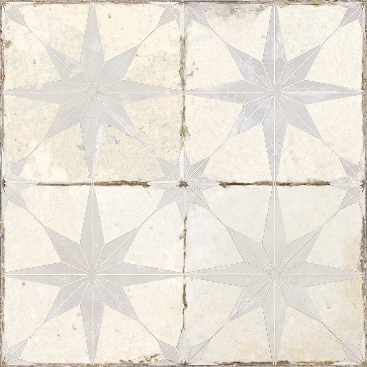 FS Star White 4D Pattern Tile 45x45cm Matte