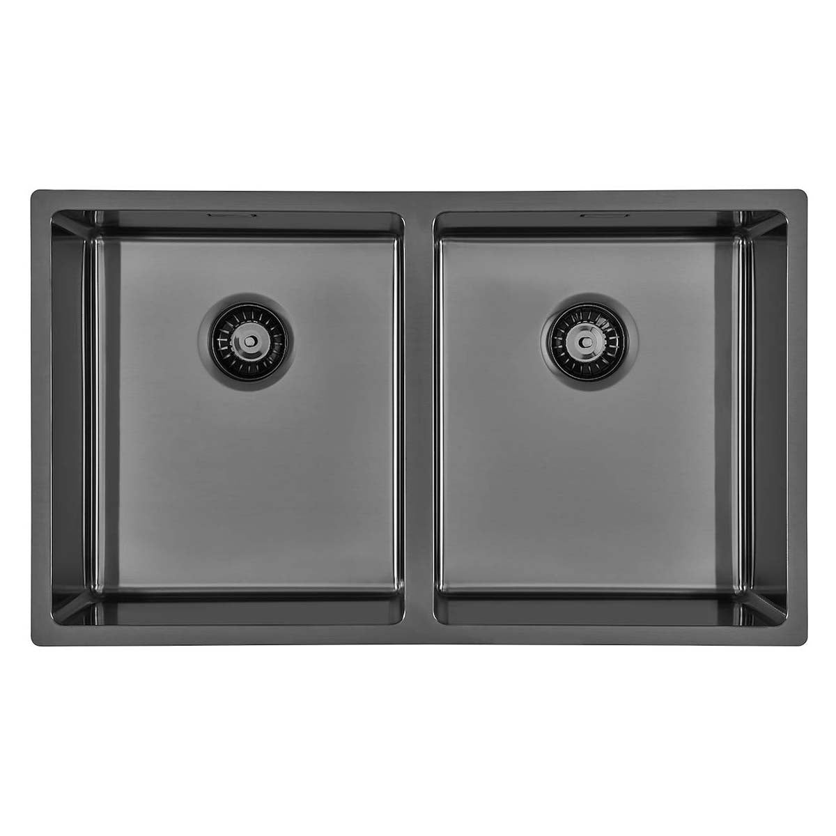 Foster Skin Double Kitchen Sink 750 Gun Metal PVD