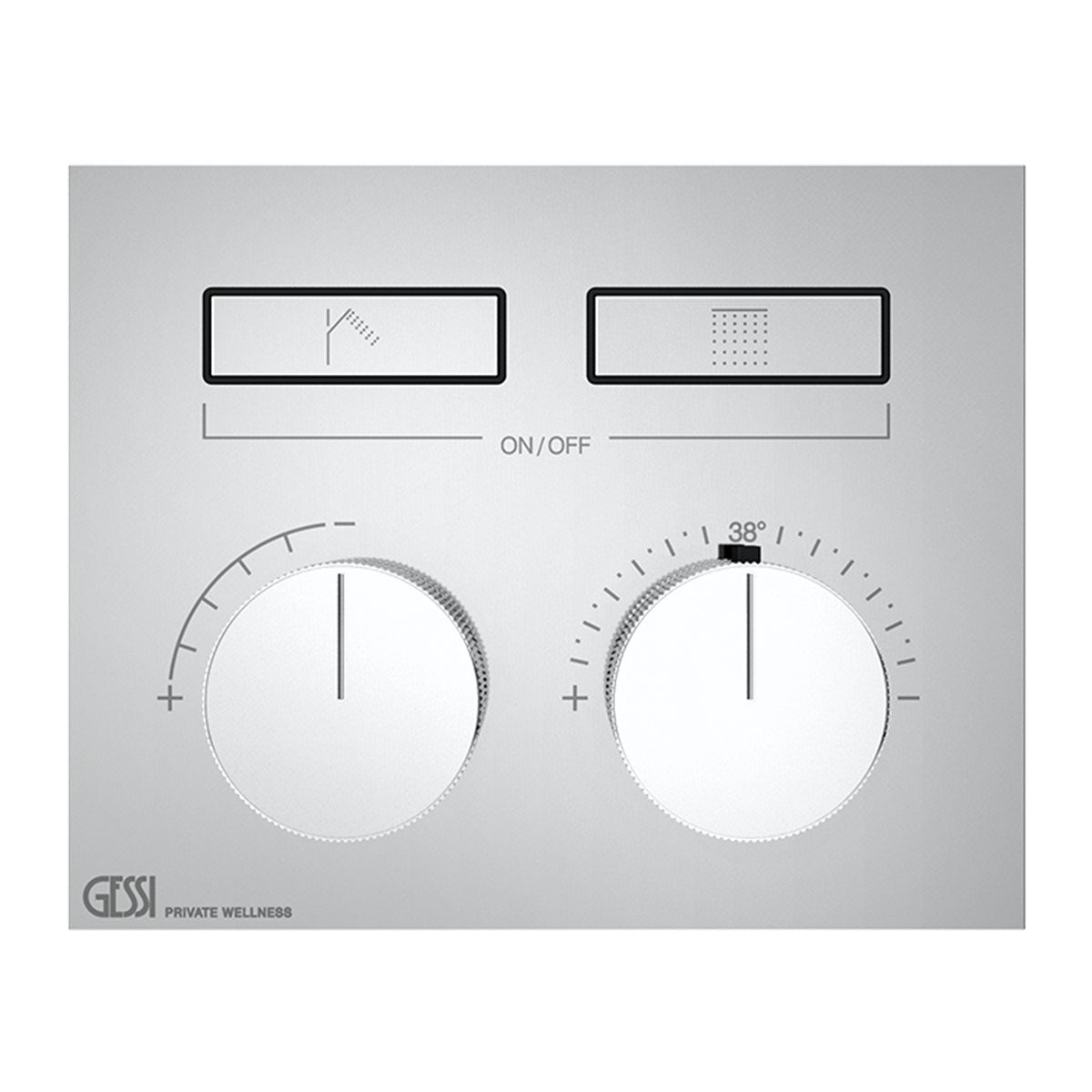 Gessi Hifi compact 2 way shower valve chrome