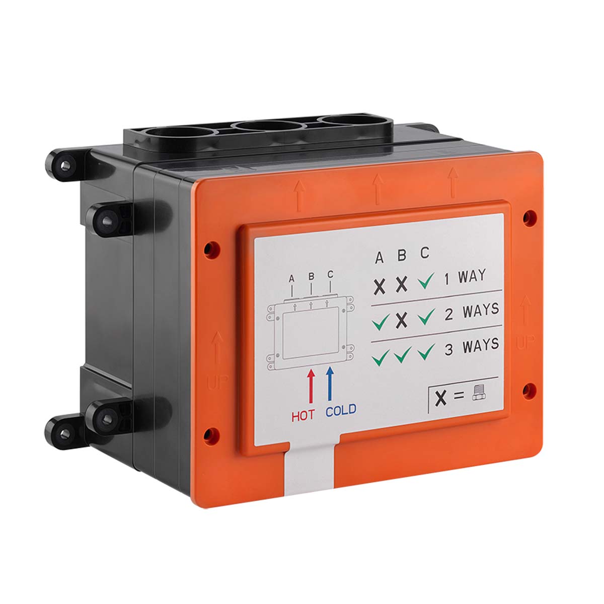 Gessi Hifi compact shower valve first fix part