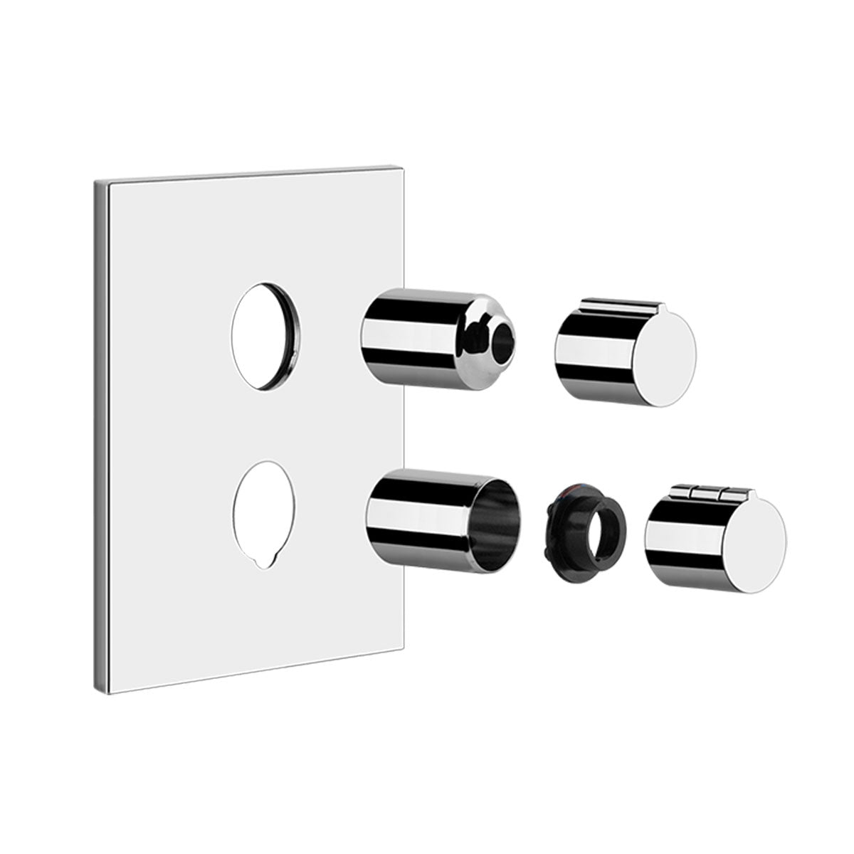 Gessi Via Manzoni Concealed Thermostatic Shower Valve Chrome Expanded View