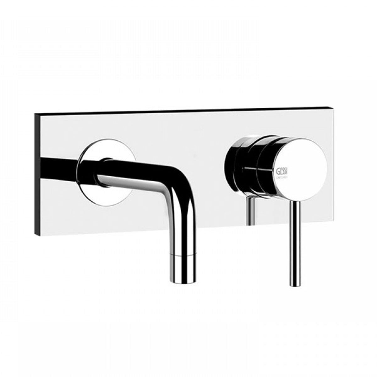 Gessi Via Tortona Wall Mounted Basin Mixer Chrome