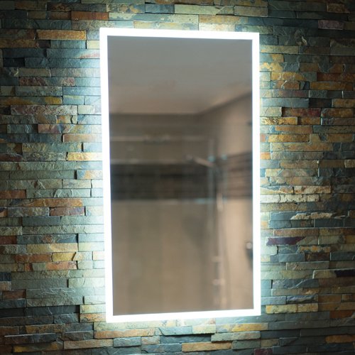 HiB Globe LED Illuminated Mirror With Demister Pad