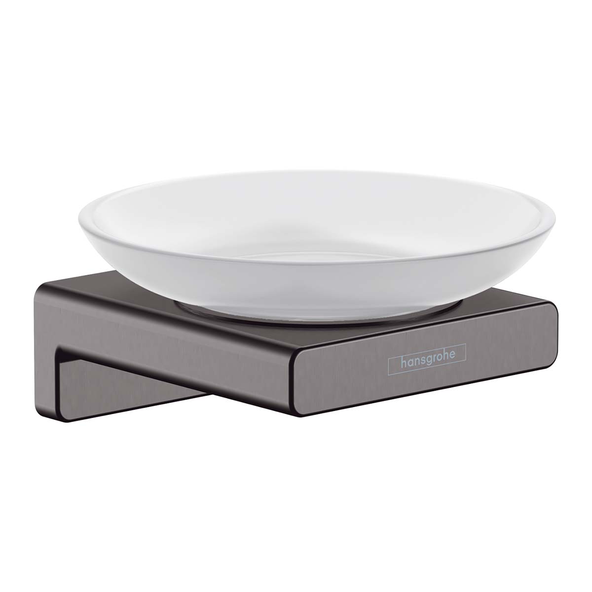 Hansgrohe Addstoris soap dish brushed black chrome