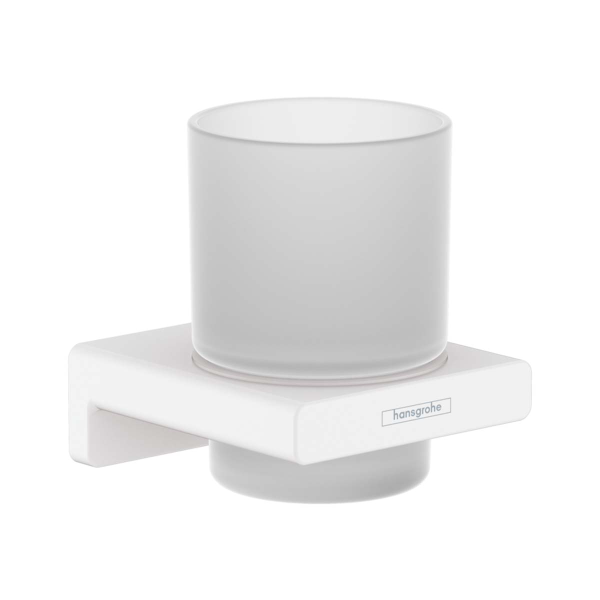 Hansgrohe Addstoris tumbler holder wall mounted matt white