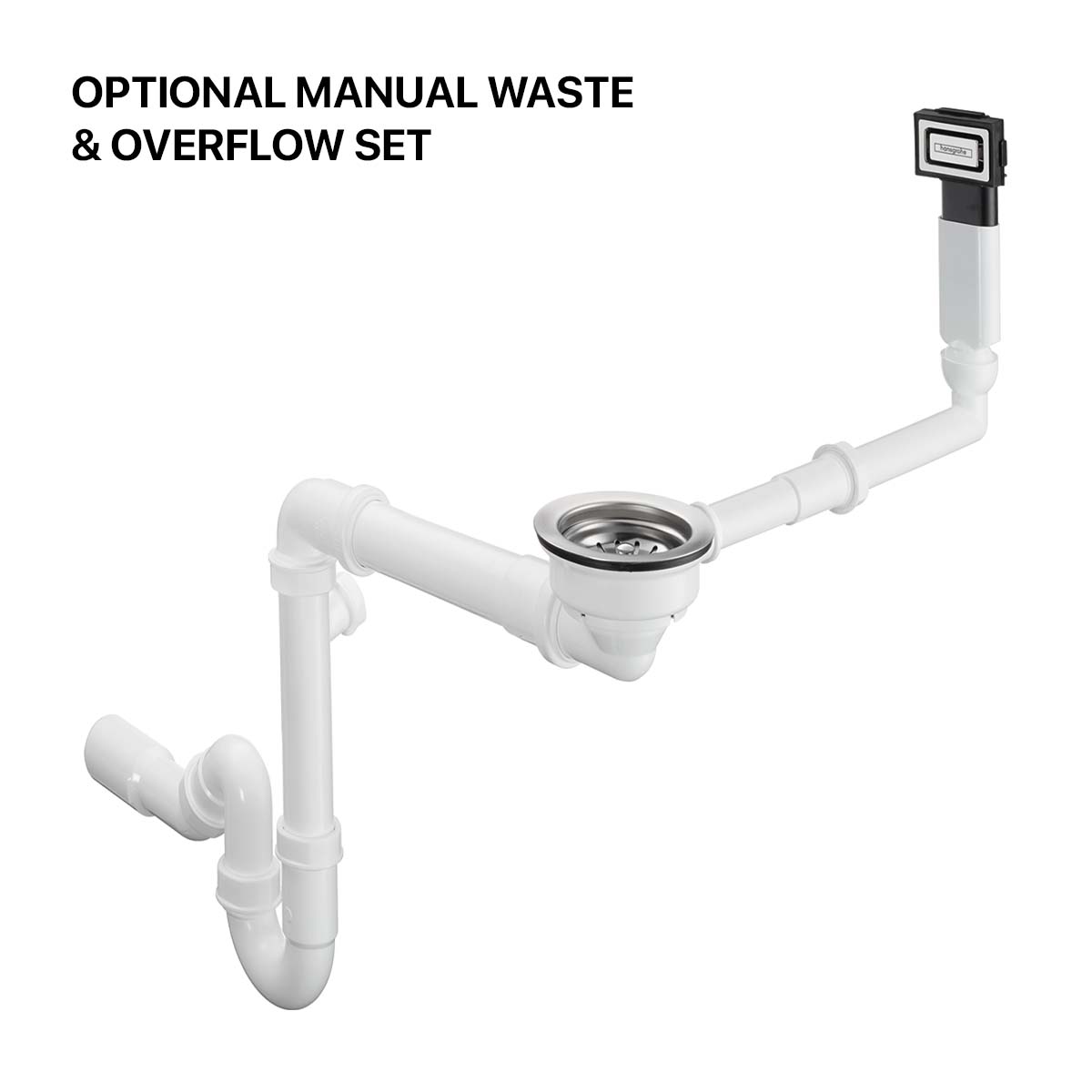 Hansgrohe D16 10 manual waste and overflow