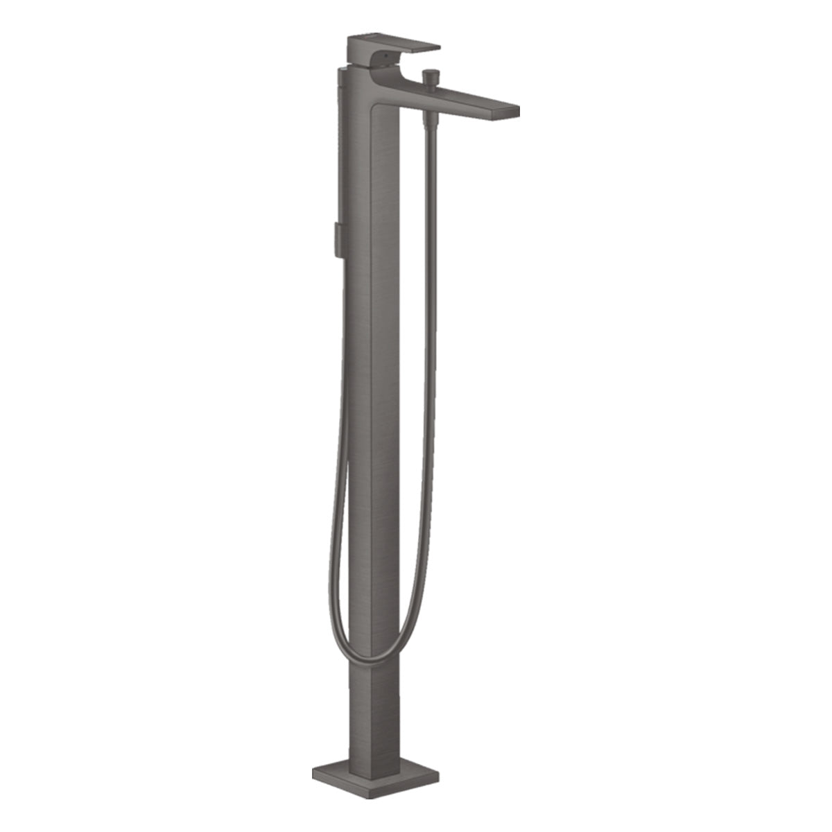 Hansgrohe Metropol Single Lever Floorstanding Bath Shower Mixer Brushed Black Chrome