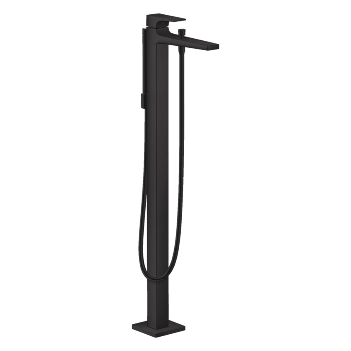 Hansgrohe Metropol Single Lever Floorstanding Bath Shower Mixer Matt Black