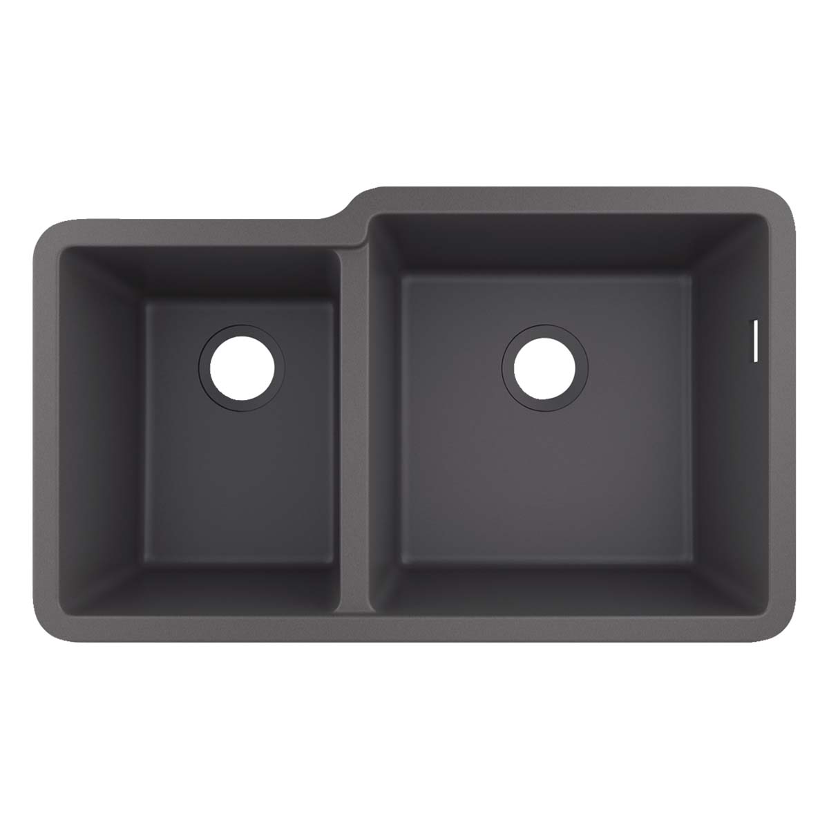 Hansgrohe S510 U760 1.5 Bowl Kitchen Sink SilicaTec stone grey 820x485mm