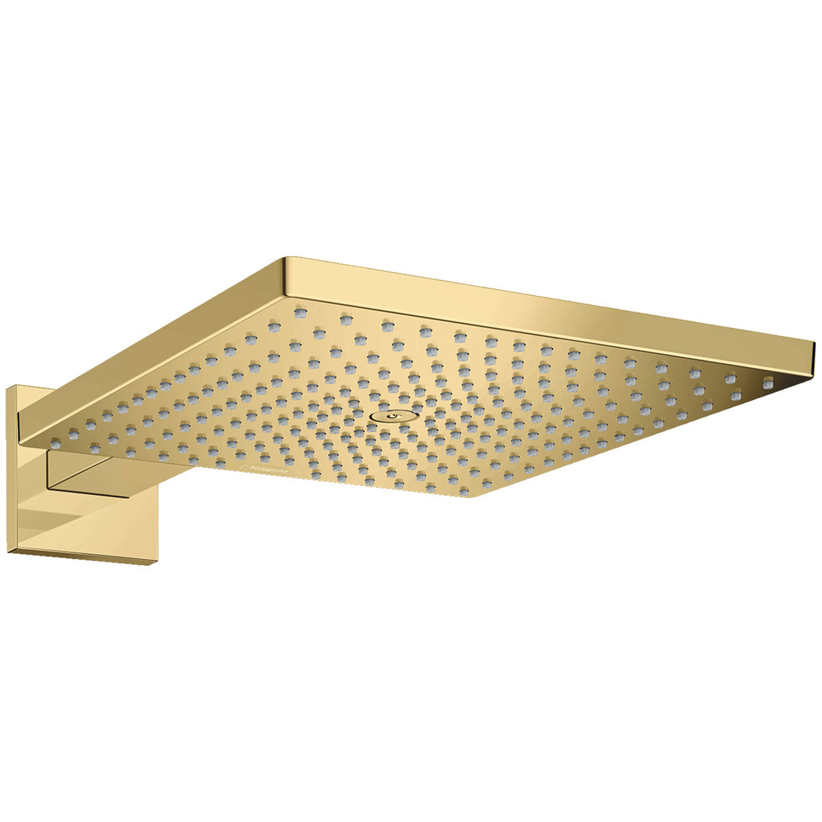 Hansgrohe Square 2 Output Push Raindance Overhead Shower Polished Gold