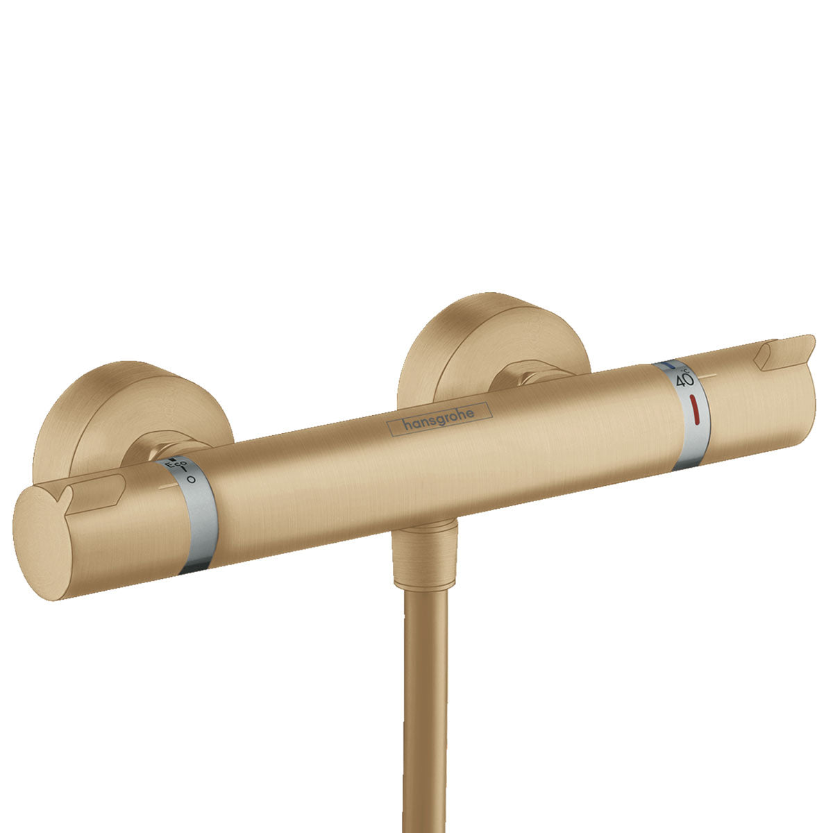 Hansgrohe Thermostatic Exposed Bar Brushed Bronze