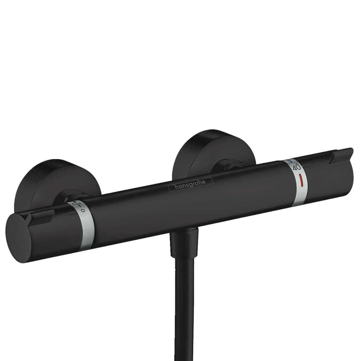 Hansgrohe Thermostatic Exposed Bar Matt Black