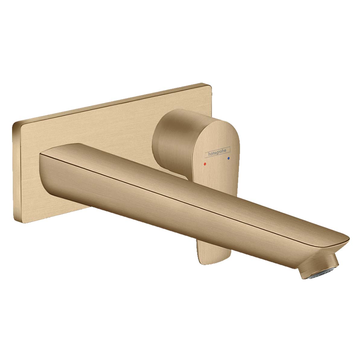 Hansgrohe talis e single lever basin mixer brushed bronze