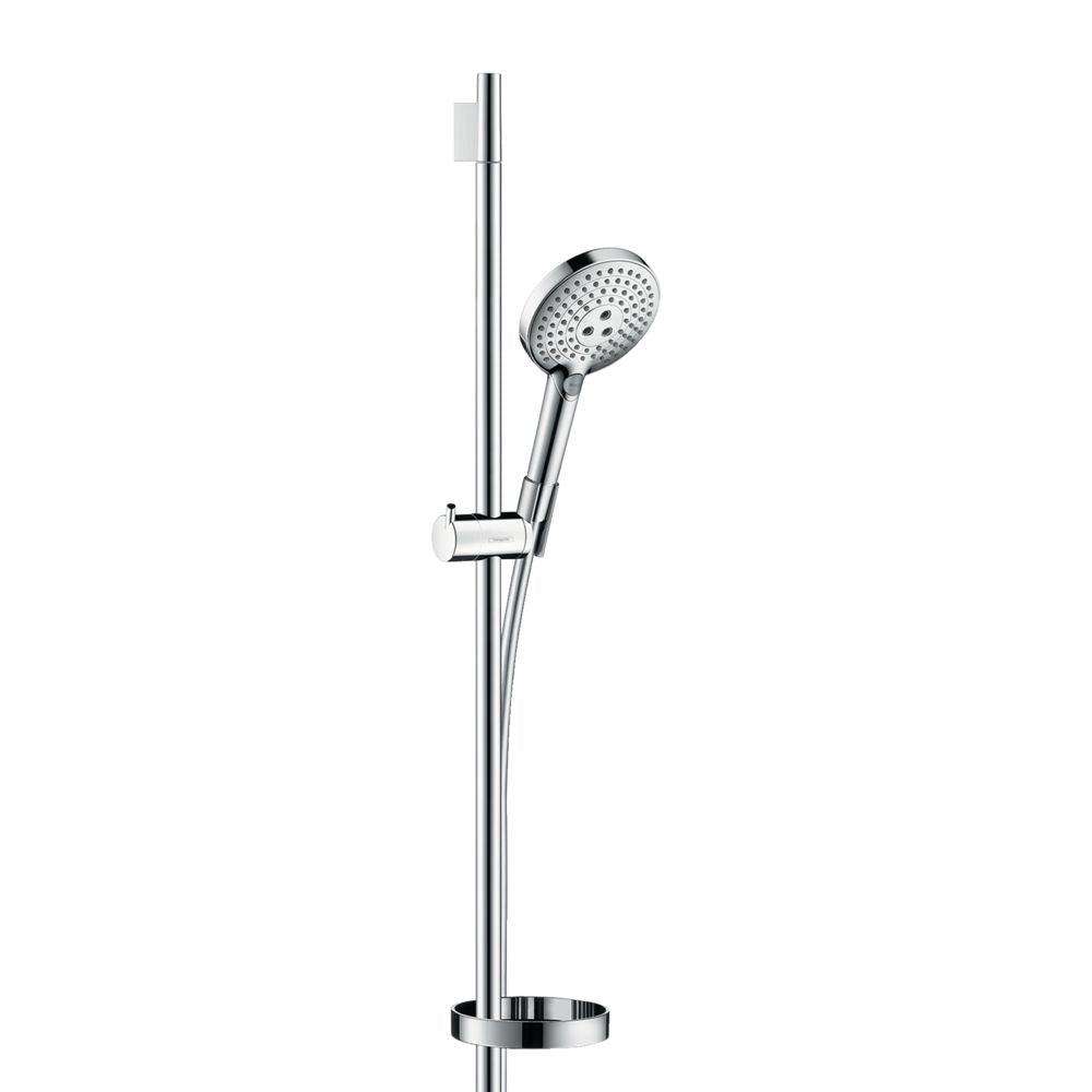 Hansgrohe Powder Rain Overhead Shower With Powder Rail Kit and Round Valve