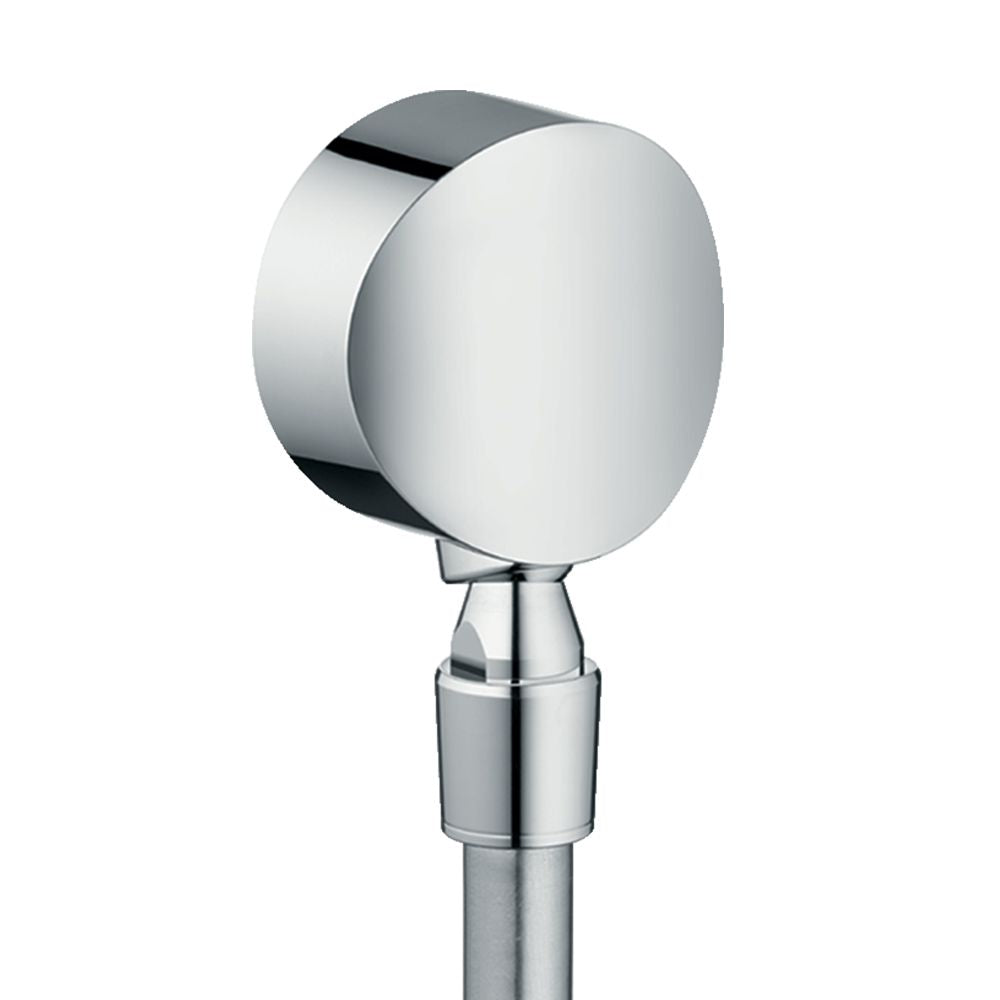 Hansgrohe Powder Rain Overhead Shower With Powder Rail Kit and Round Valve