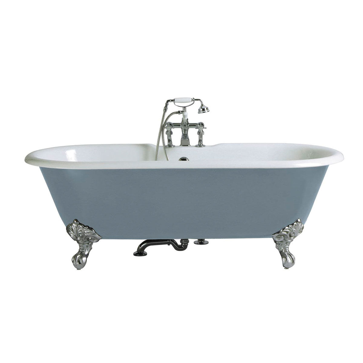 Heritage Buckingham Double Ended Cast Iron Freestanding Bath 1700x770mm