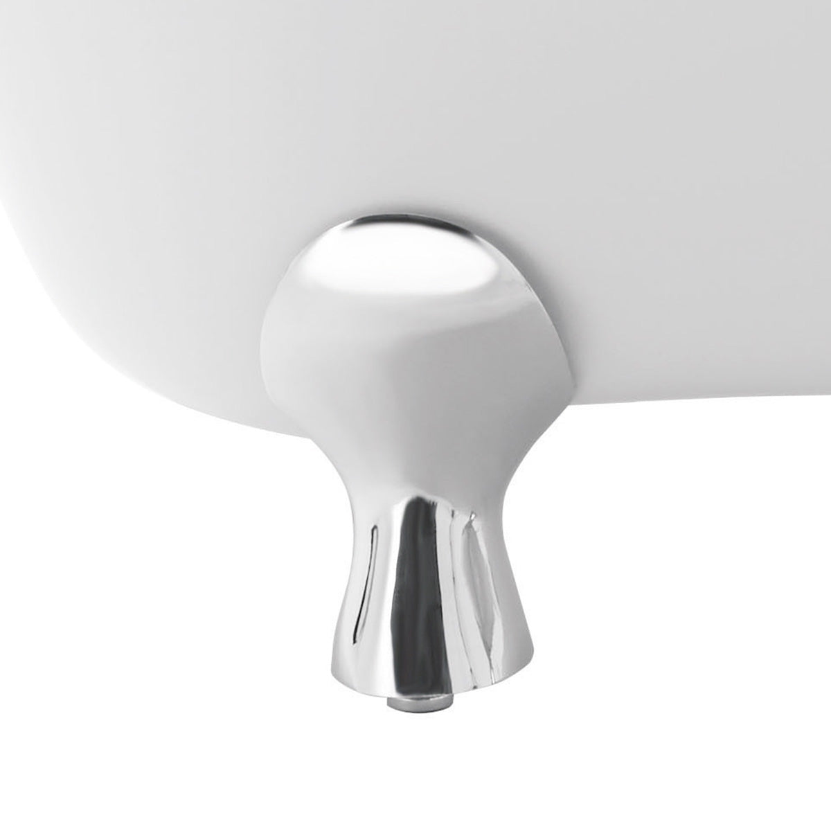 Heritage Grantham Freestanding Acrylic Slipper Bath 1550x670mm White Gloss Close Up