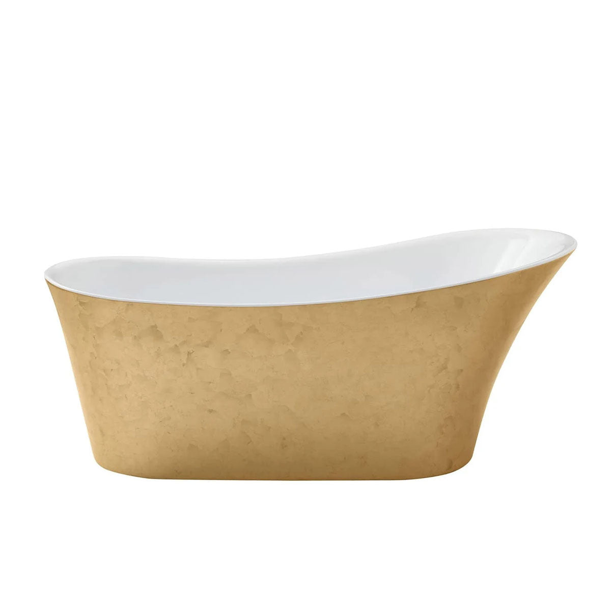 Heritage Hollywell Freestanding Acrylic Bath 1710x745mm Gold Metallic Effect